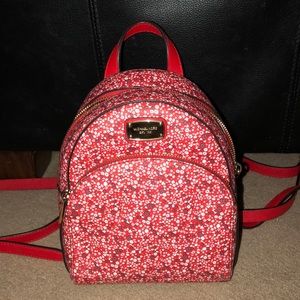 Michael kors floral backpack